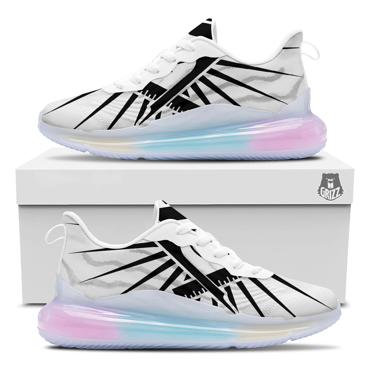 Symbol Freemasonry Print Running Sneakers-grizzshop