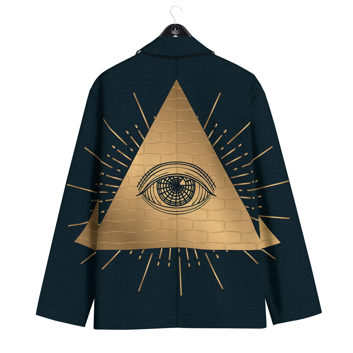 Symbol Illuminati Print Men's Sport Coat-grizzshop
