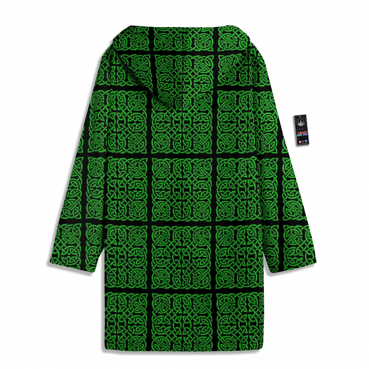 Symbol Irish Celtic Print Pattern Men's Windbreaker Jacket-grizzshop