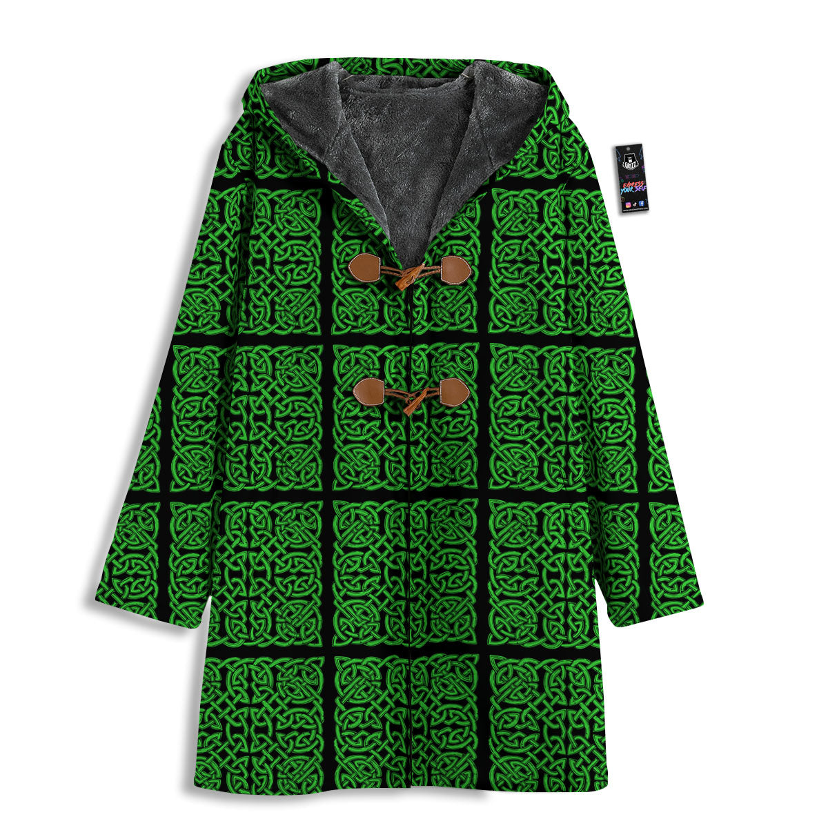 Symbol Irish Celtic Print Pattern Men's Windbreaker Jacket-grizzshop