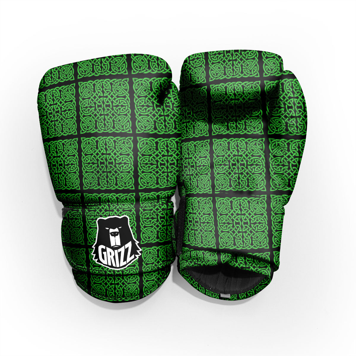 Symbol Irish Celtic Print Pattern Pro Boxing Glove