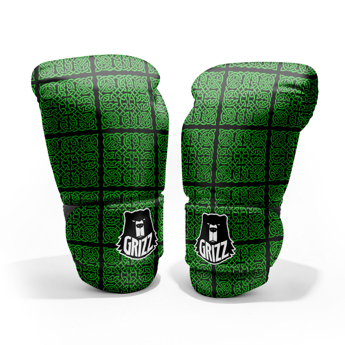 Symbol Irish Celtic Print Pattern Pro Boxing Glove