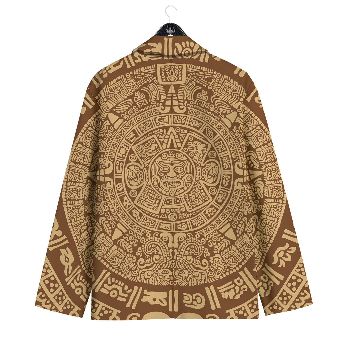 Symbol Mayan Print Men's Sport Coat-grizzshop