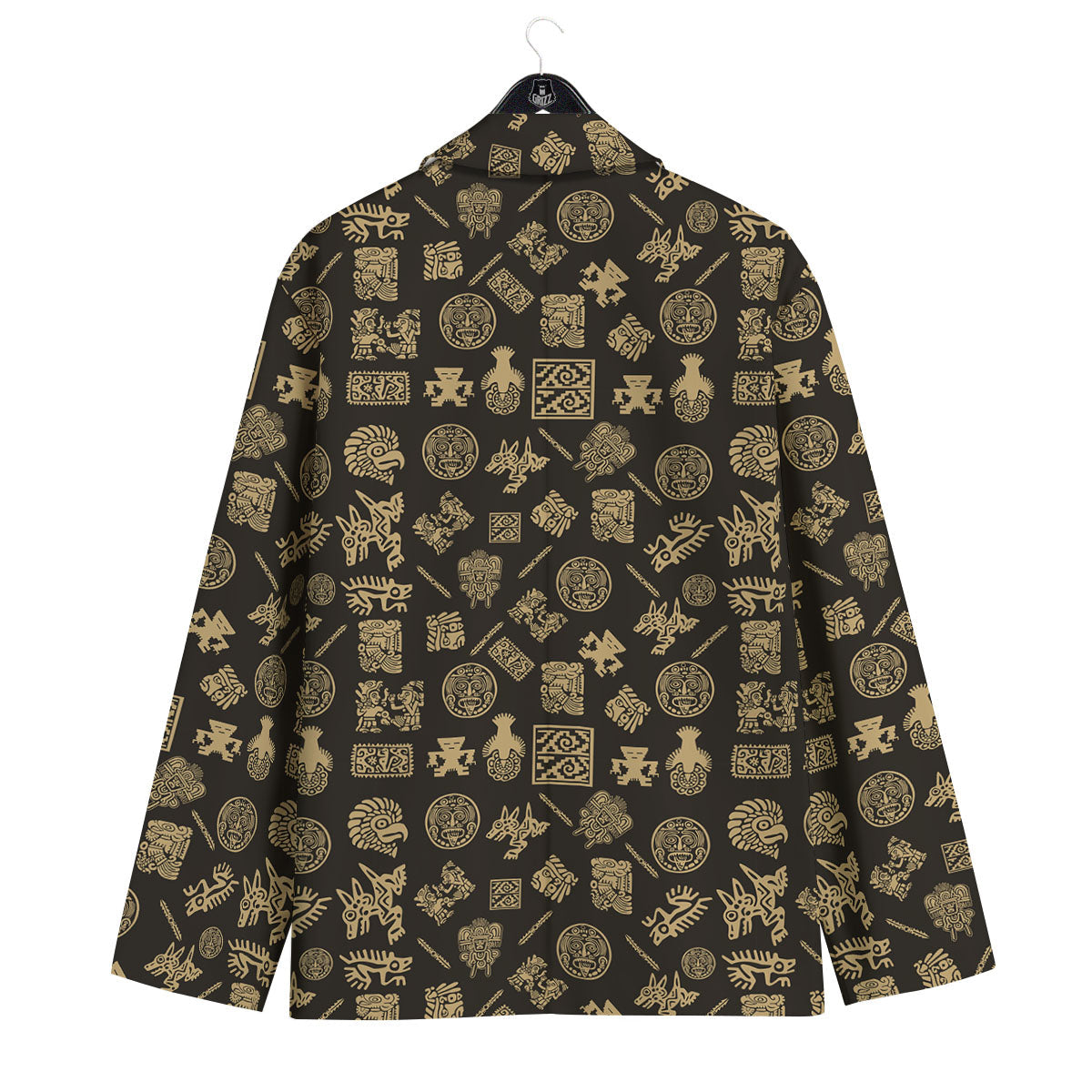 Symbol Mayan Print Pattern Men's Sport Coat-grizzshop