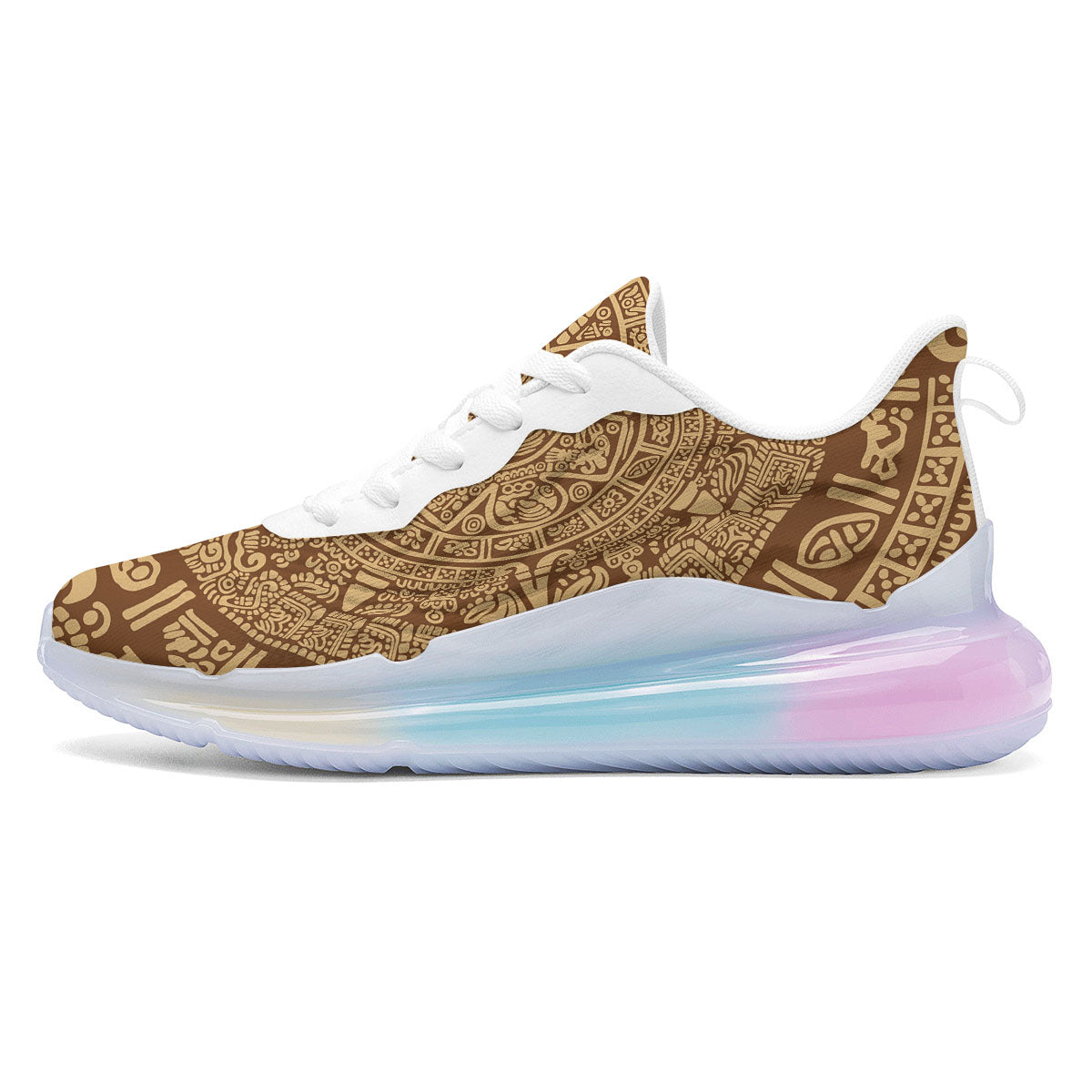 Symbol Mayan Print Running Sneakers-grizzshop