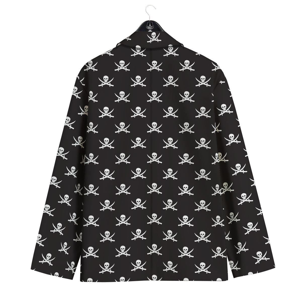 Symbol Pirate Skull Print Pattern Men's Sport Coat-grizzshop