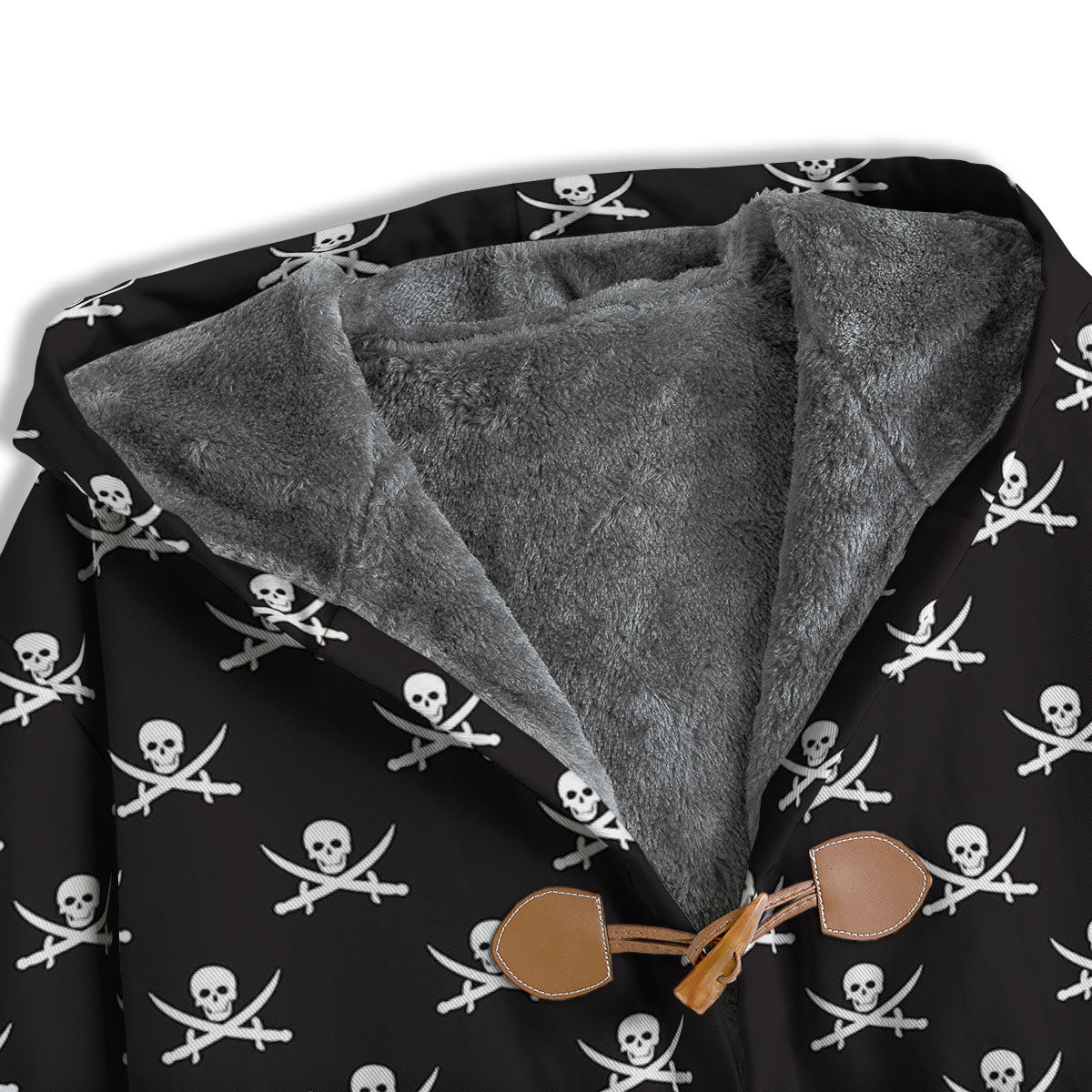 Symbol Pirate Skull Print Pattern Men's Windbreaker Jacket-grizzshop