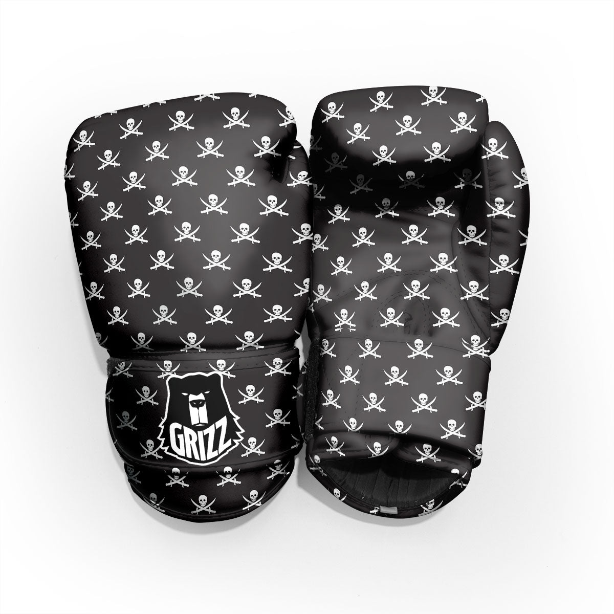 Symbol Pirate Skull Print Pattern Pro Boxing Glove