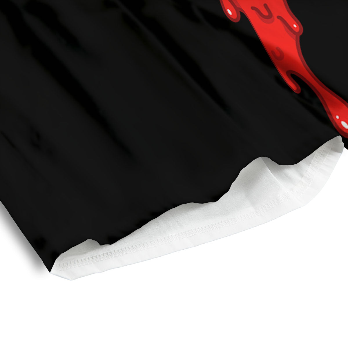 Symbol Red Pentagram Print Men's Athletic Shorts