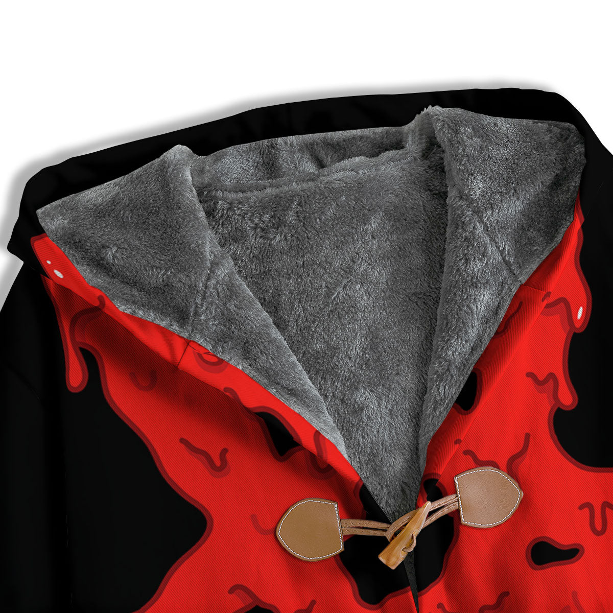Symbol Red Pentagram Print Men's Windbreaker Jacket-grizzshop