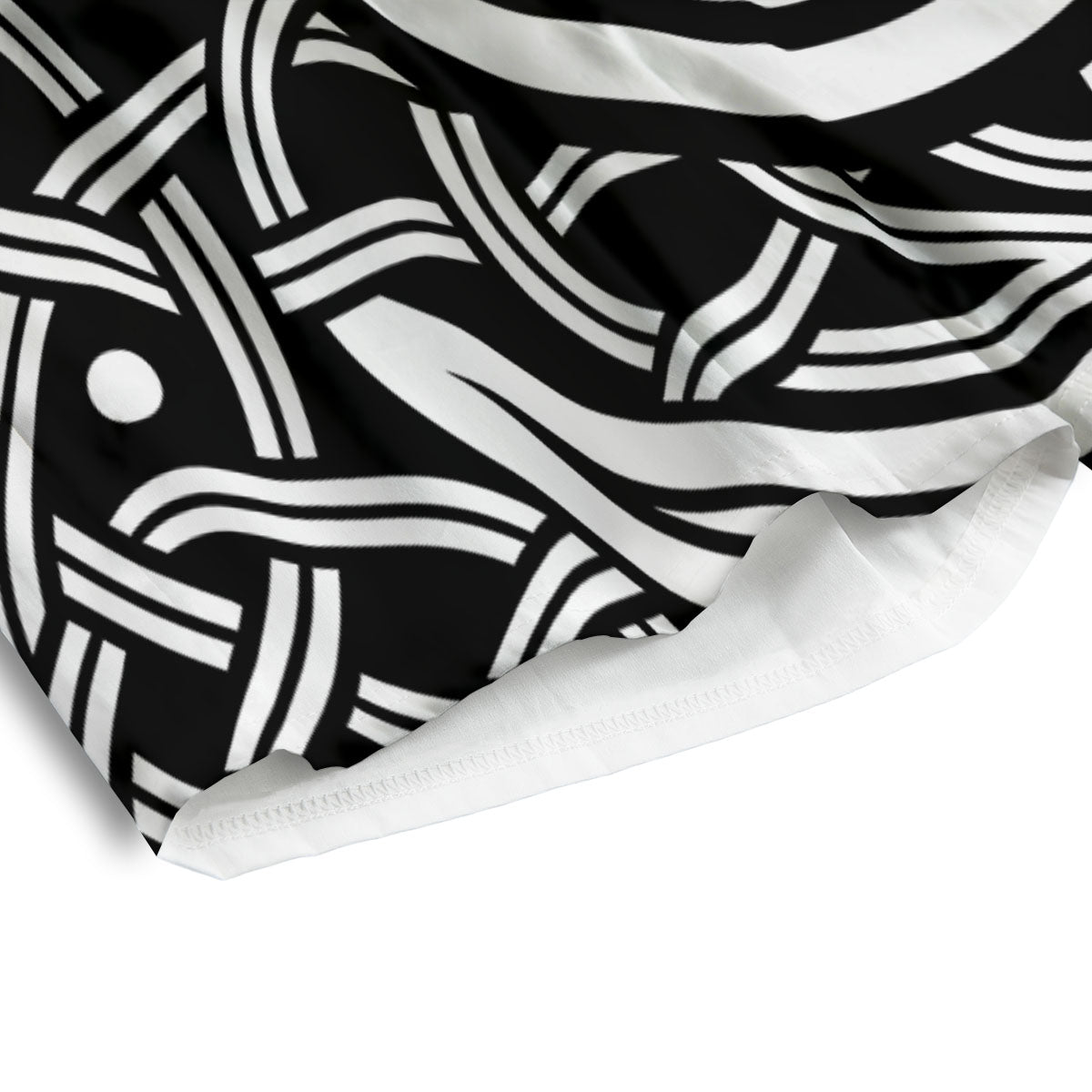 Symbol Viking Norse Runes Print Men's Athletic Shorts