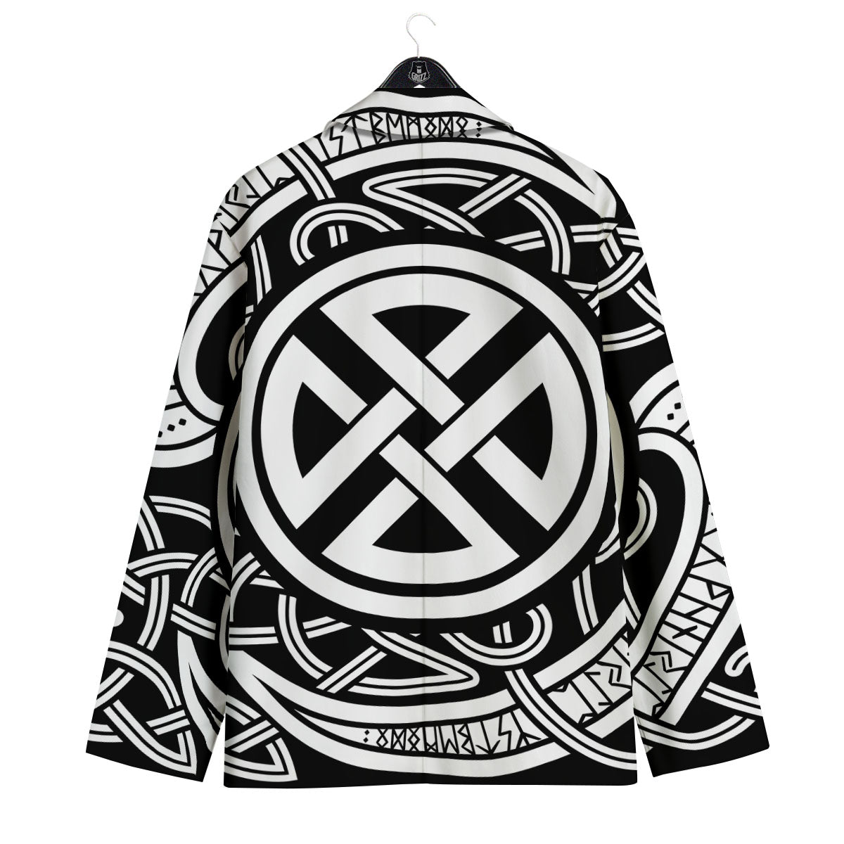 Symbol Viking Norse Runes Print Men's Sport Coat-grizzshop