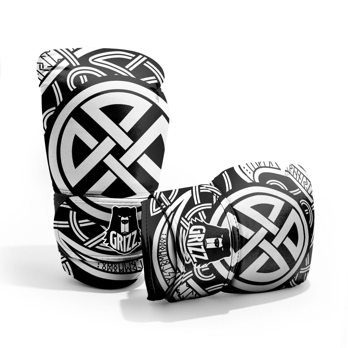 Symbol Viking Norse Runes Print Pro Boxing Glove