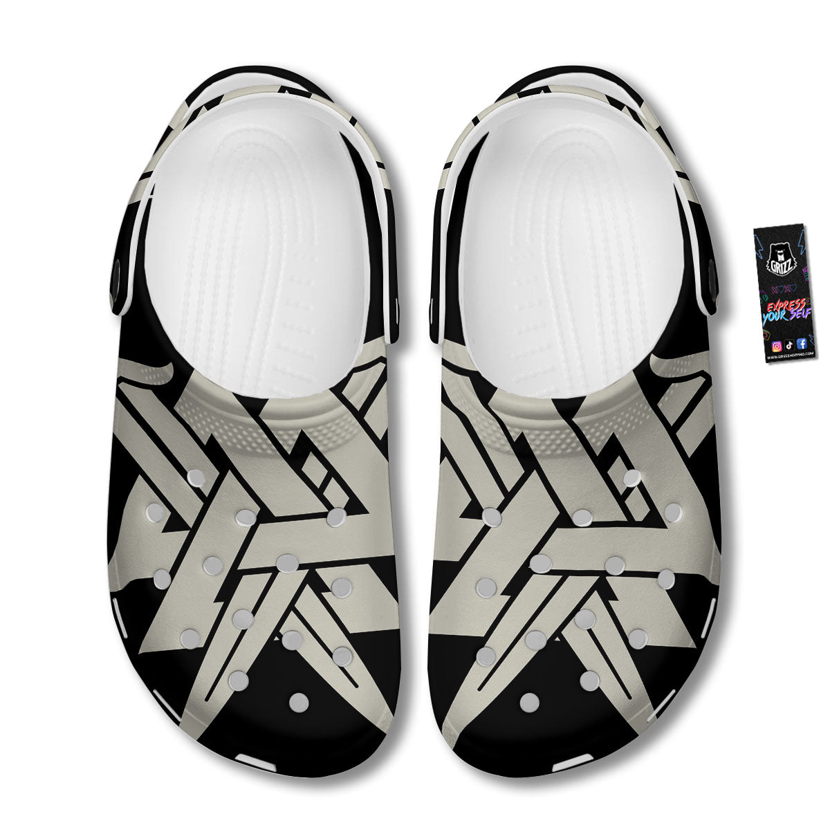 Symbol Viking Valhalla Print Clog-grizzshop