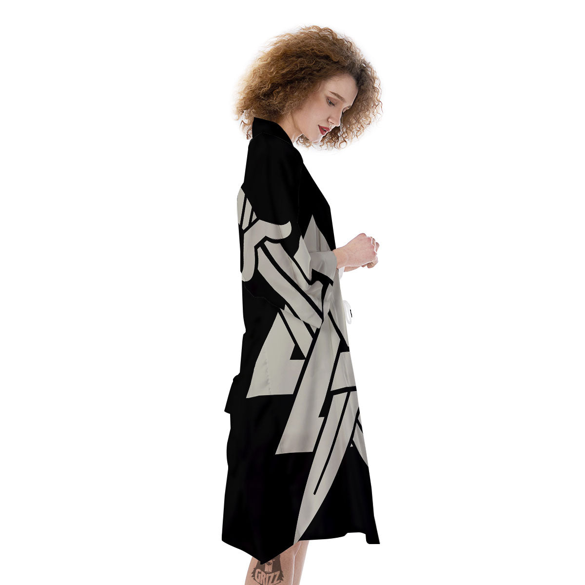 Symbol Viking Valhalla Print Kimono-grizzshop