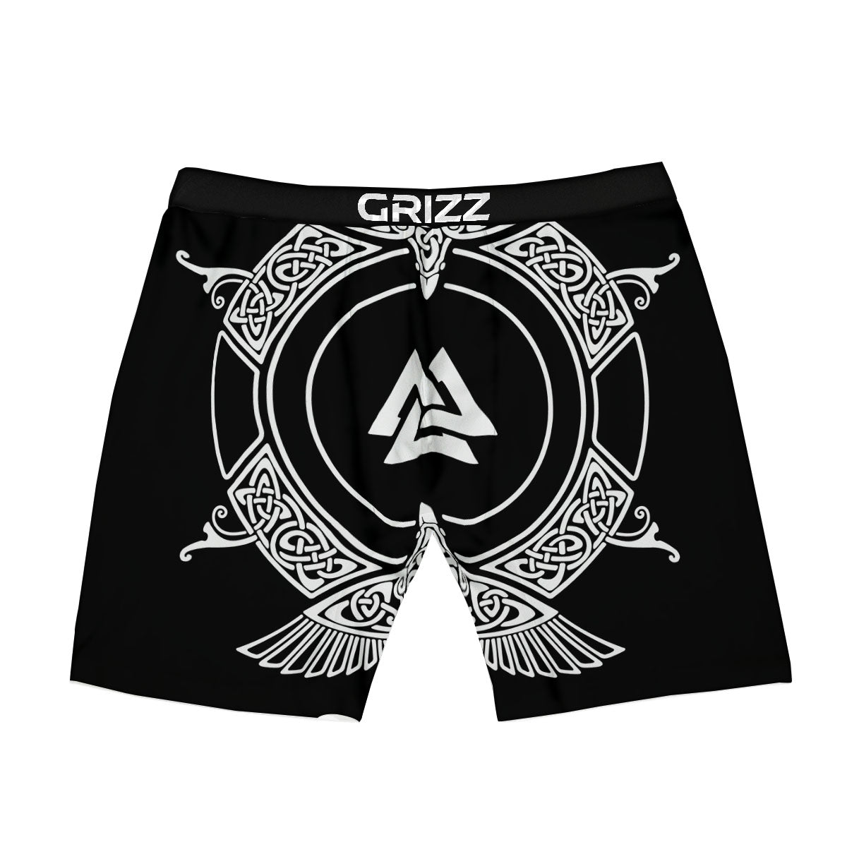 Symbol Viking Valknut Print Boxer Briefs-grizzshop