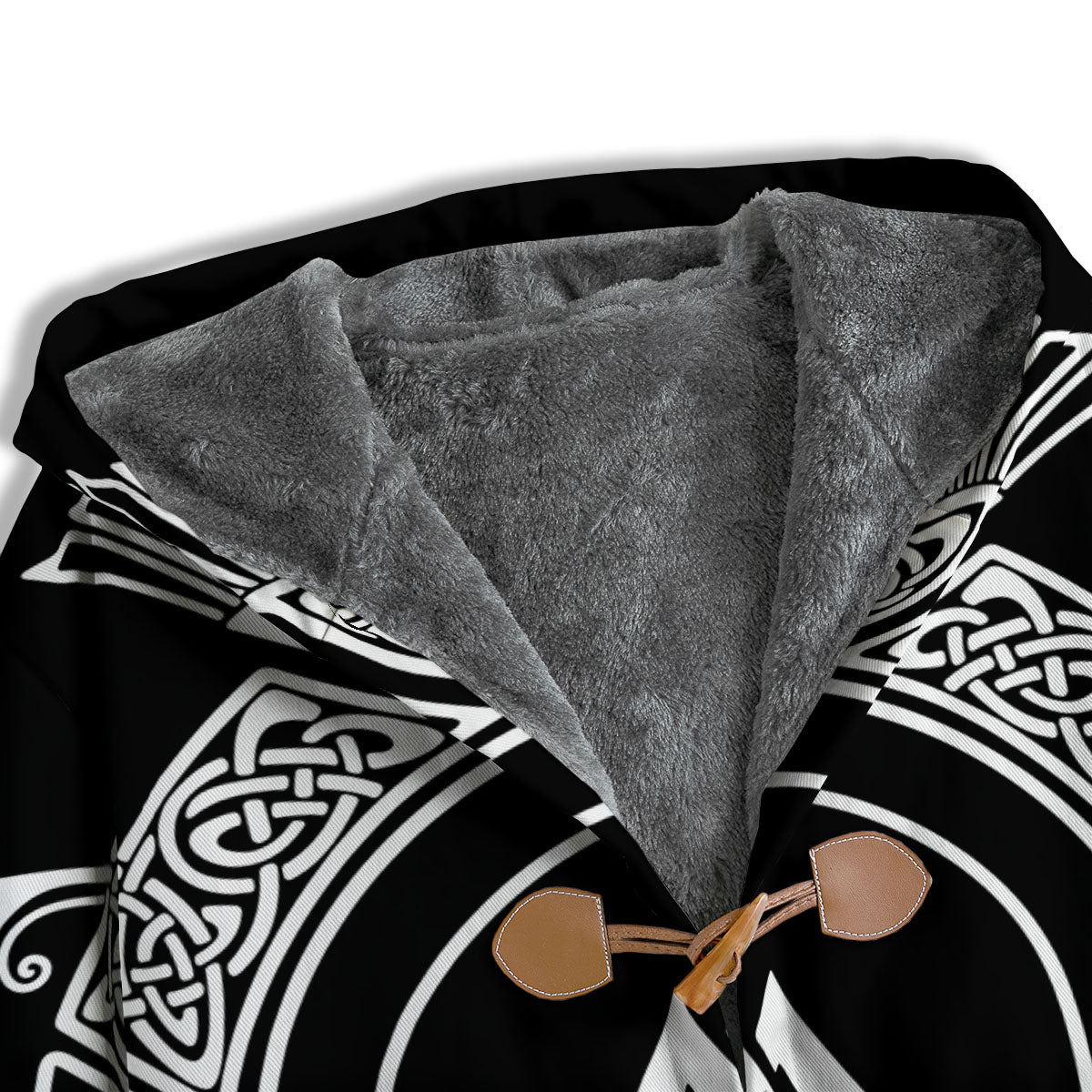 Symbol Viking Valknut Print Men's Windbreaker Jacket-grizzshop