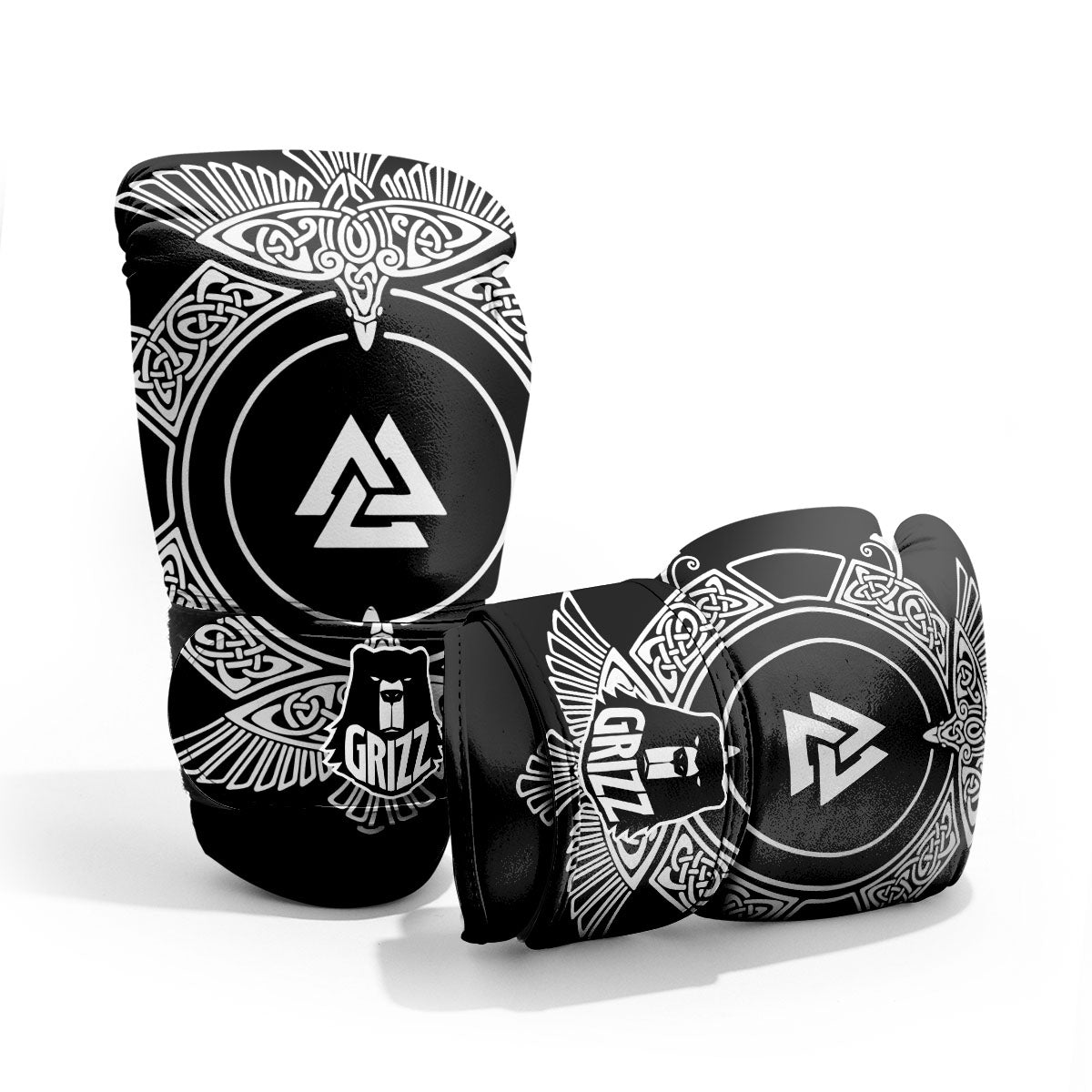 Symbol Viking Valknut Print Pro Boxing Glove