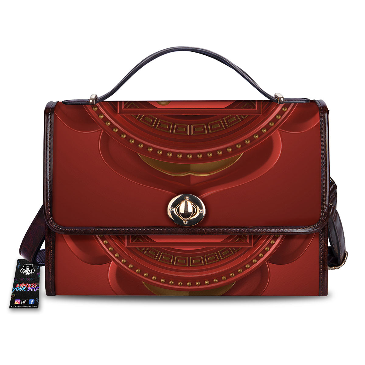 Symbol Muladhara Chakra Print Women's Satchel Bag
