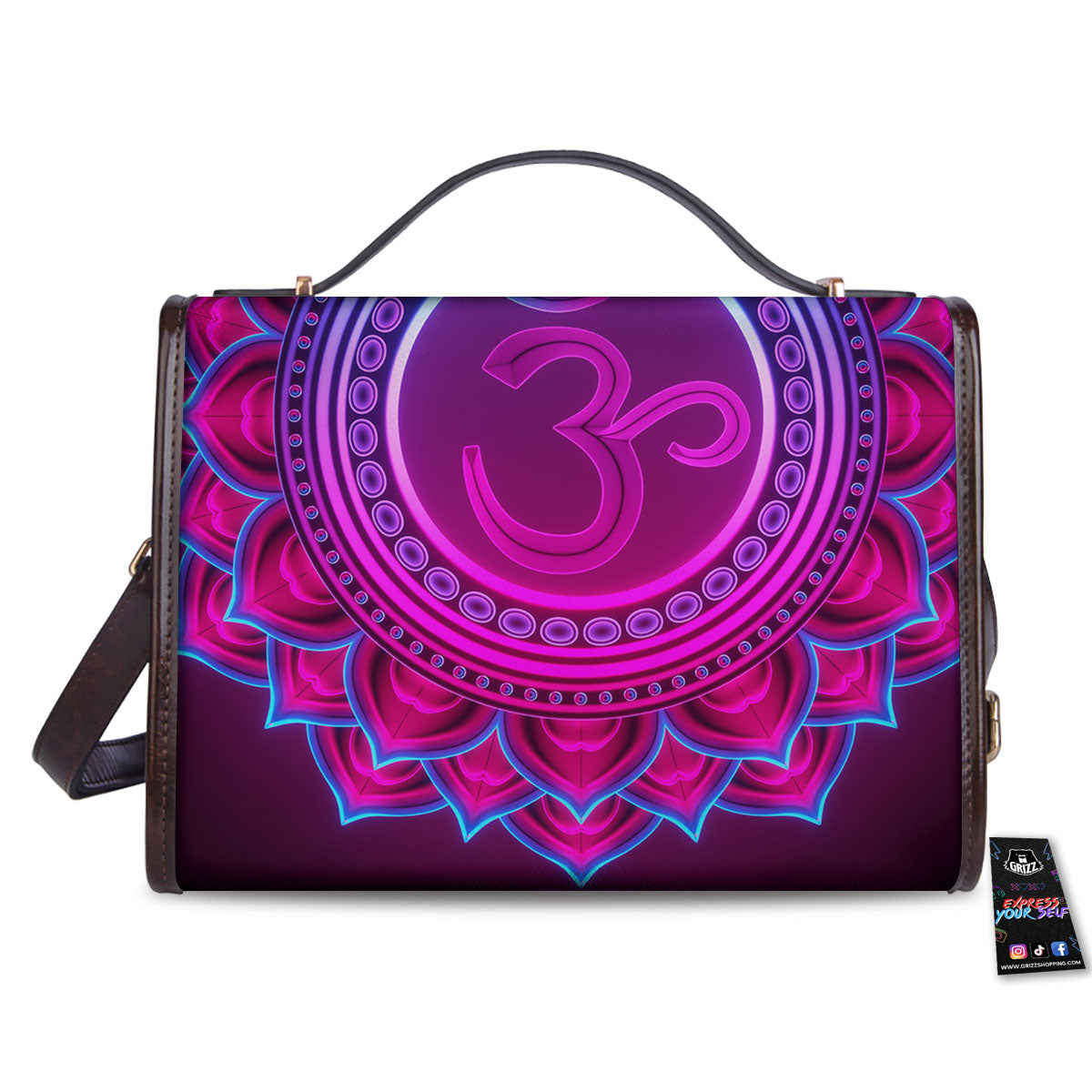 Symbol Sahasrara Chakra Print Women's Satchel Bag