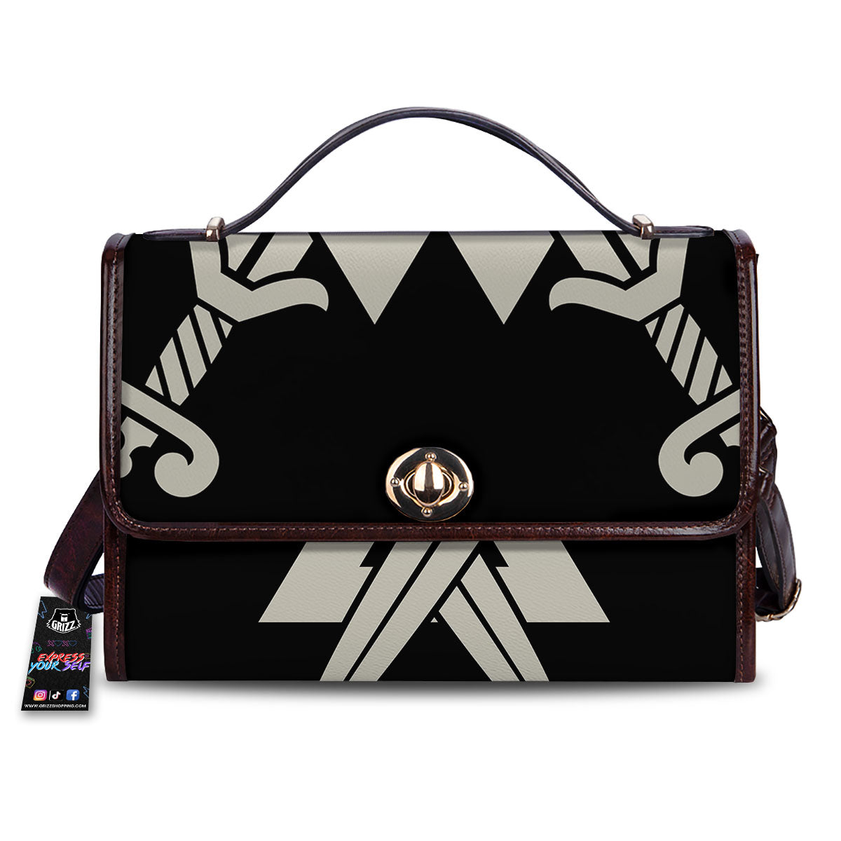 Symbol Viking Valhalla Print Women's Satchel Bag