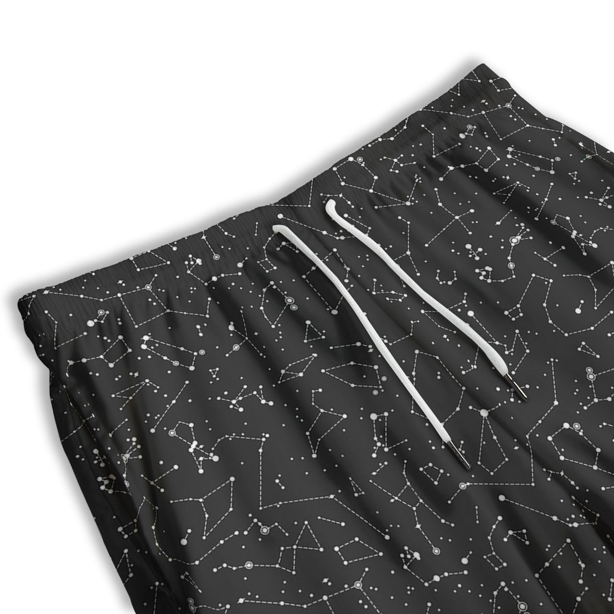 Symbols Constellation Print Pattern Men's Athletic Shorts