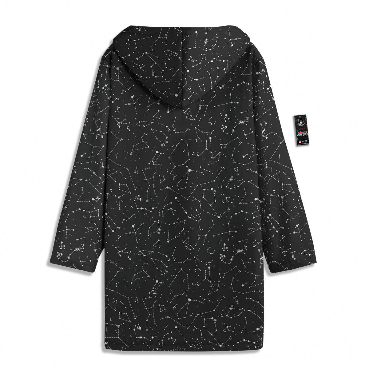 Symbols Constellation Print Pattern Men's Windbreaker Jacket-grizzshop