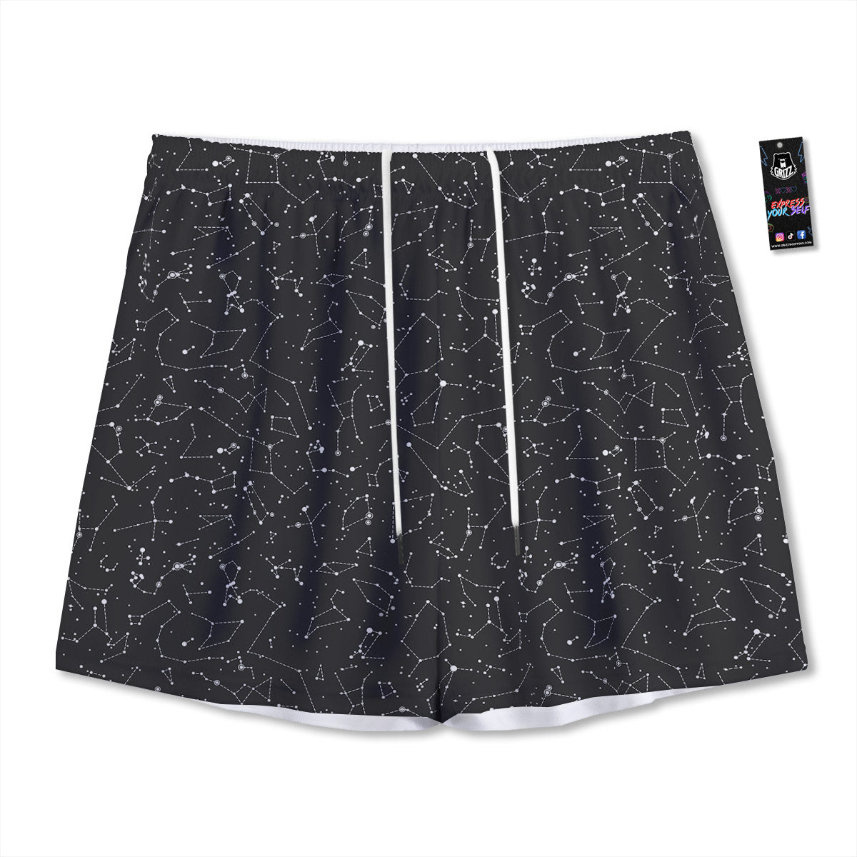 Stewart Tartan Green Print Pattern Mesh Shorts