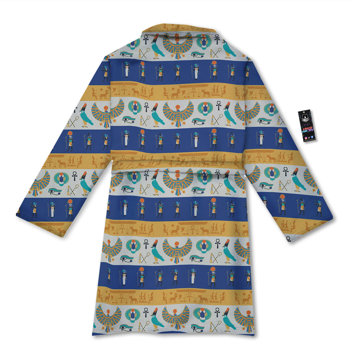 Symbols Egyptian Print Pattern Bathrobe-grizzshop