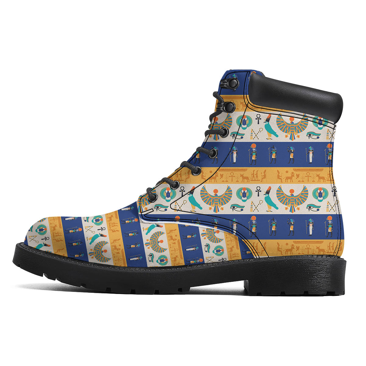 Symbols Egyptian Print Pattern Boots-grizzshop