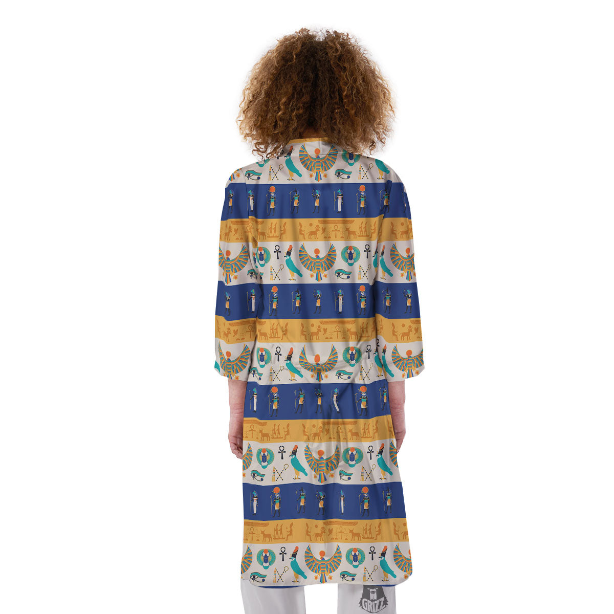 Symbols Egyptian Print Pattern Kimono-grizzshop