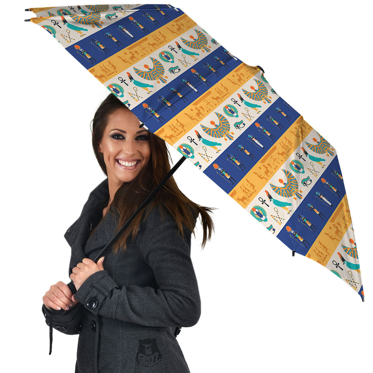 Symbols Egyptian Print Pattern Umbrella-grizzshop