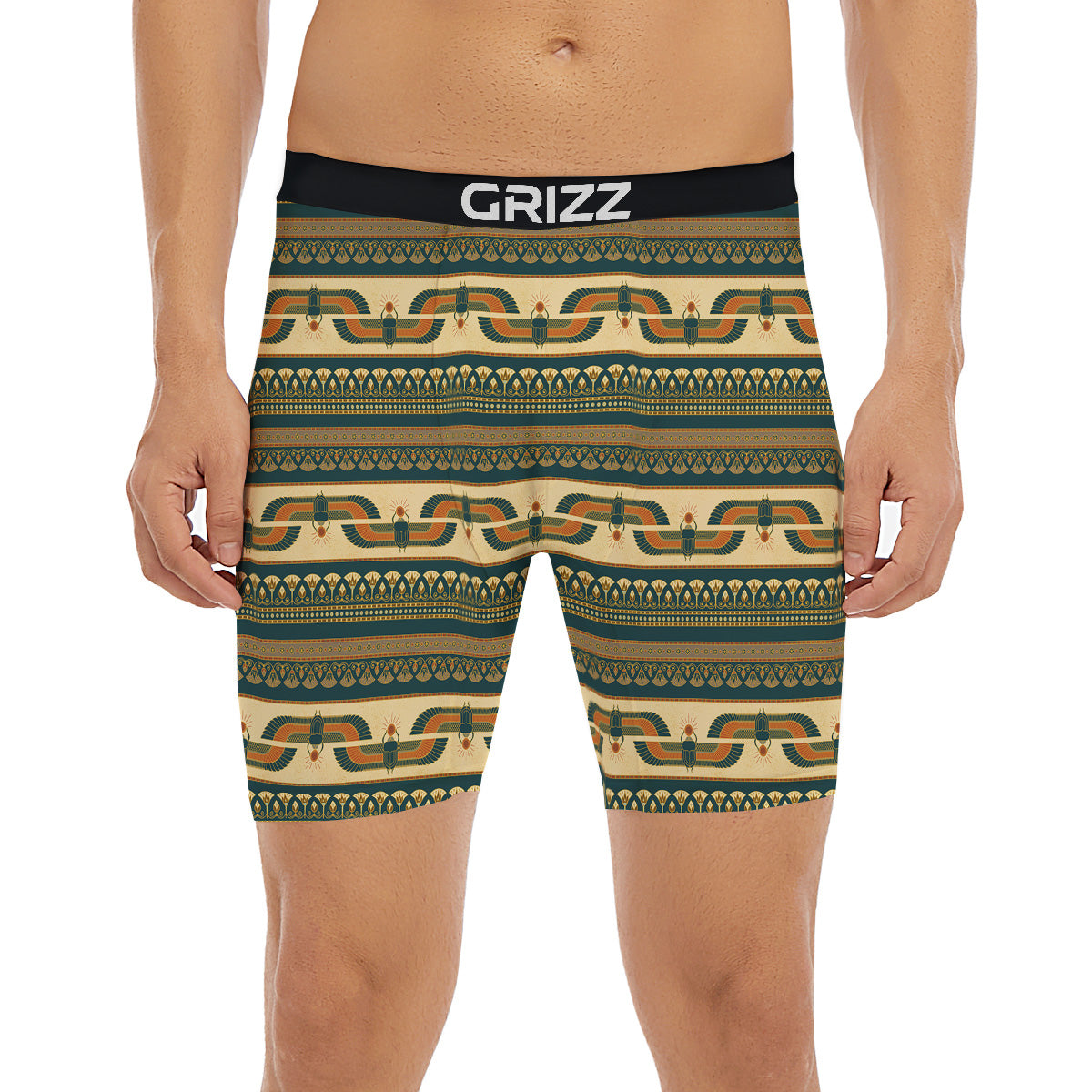 Symbols Of Ancient Egypt Print Pattern Boxer Briefs-grizzshop