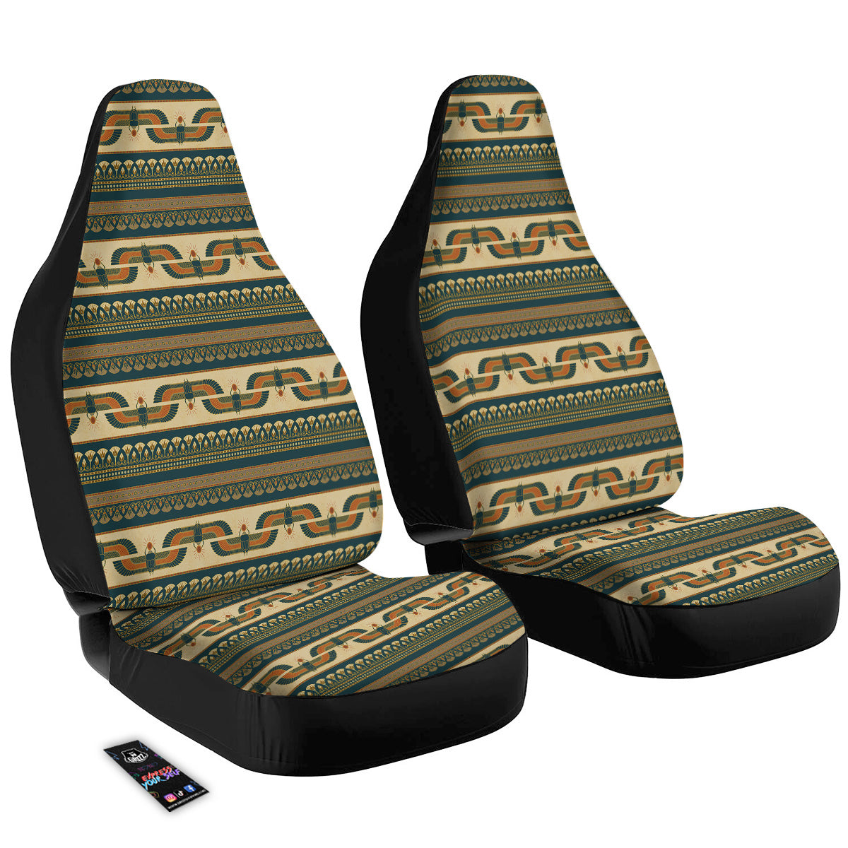 Symbols Of Ancient Egypt Print Pattern Car Seat Covers-grizzshop