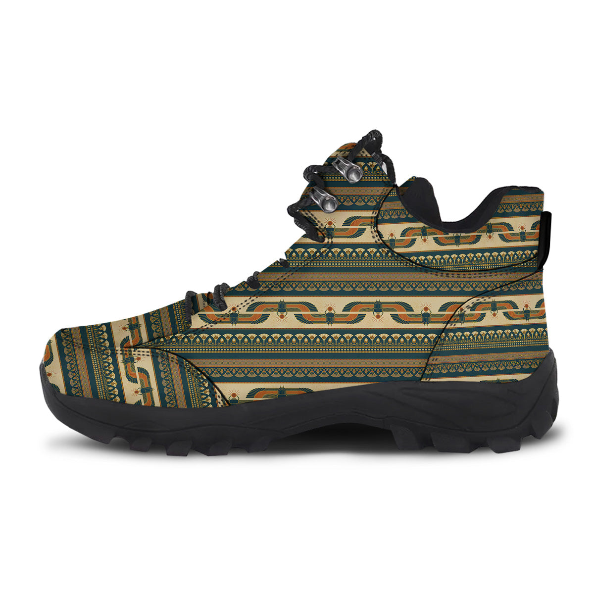 Symbols Of Ancient Egypt Print Pattern Hiking Shoes-grizzshop