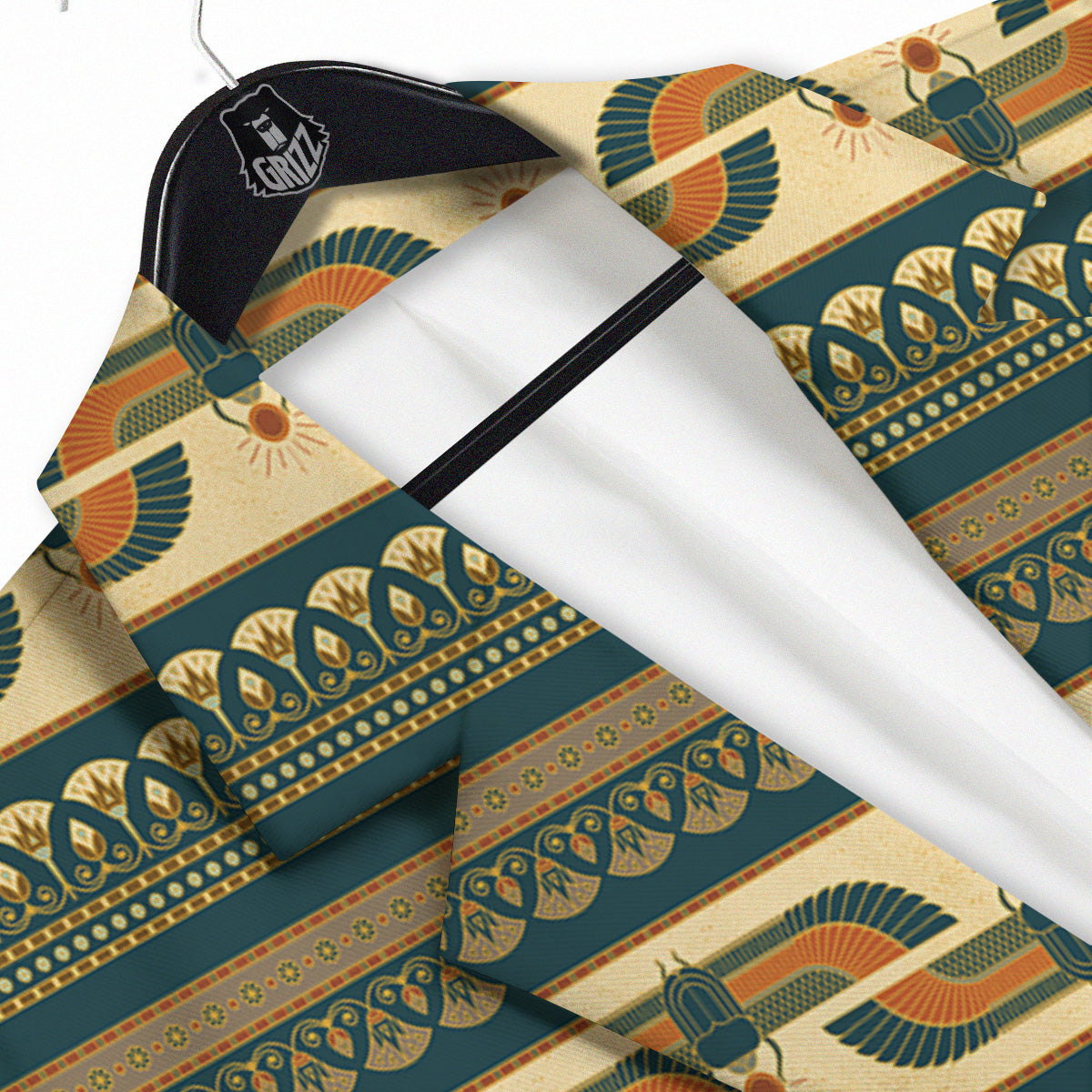 Symbols Of Ancient Egypt Print Pattern Men's Sport Coat-grizzshop