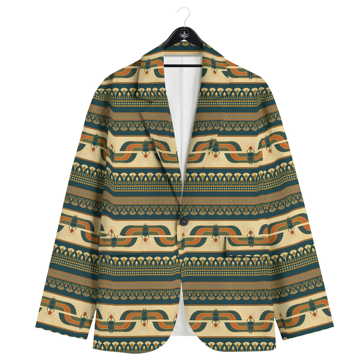 Symbols Of Ancient Egypt Print Pattern Men's Sport Coat-grizzshop