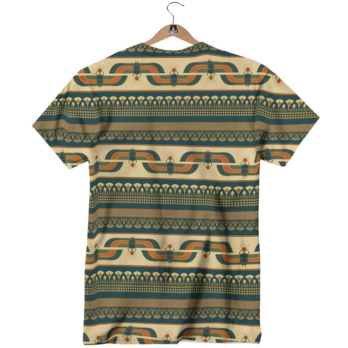 Symbols Of Ancient Egypt Print Pattern T-Shirt-grizzshop