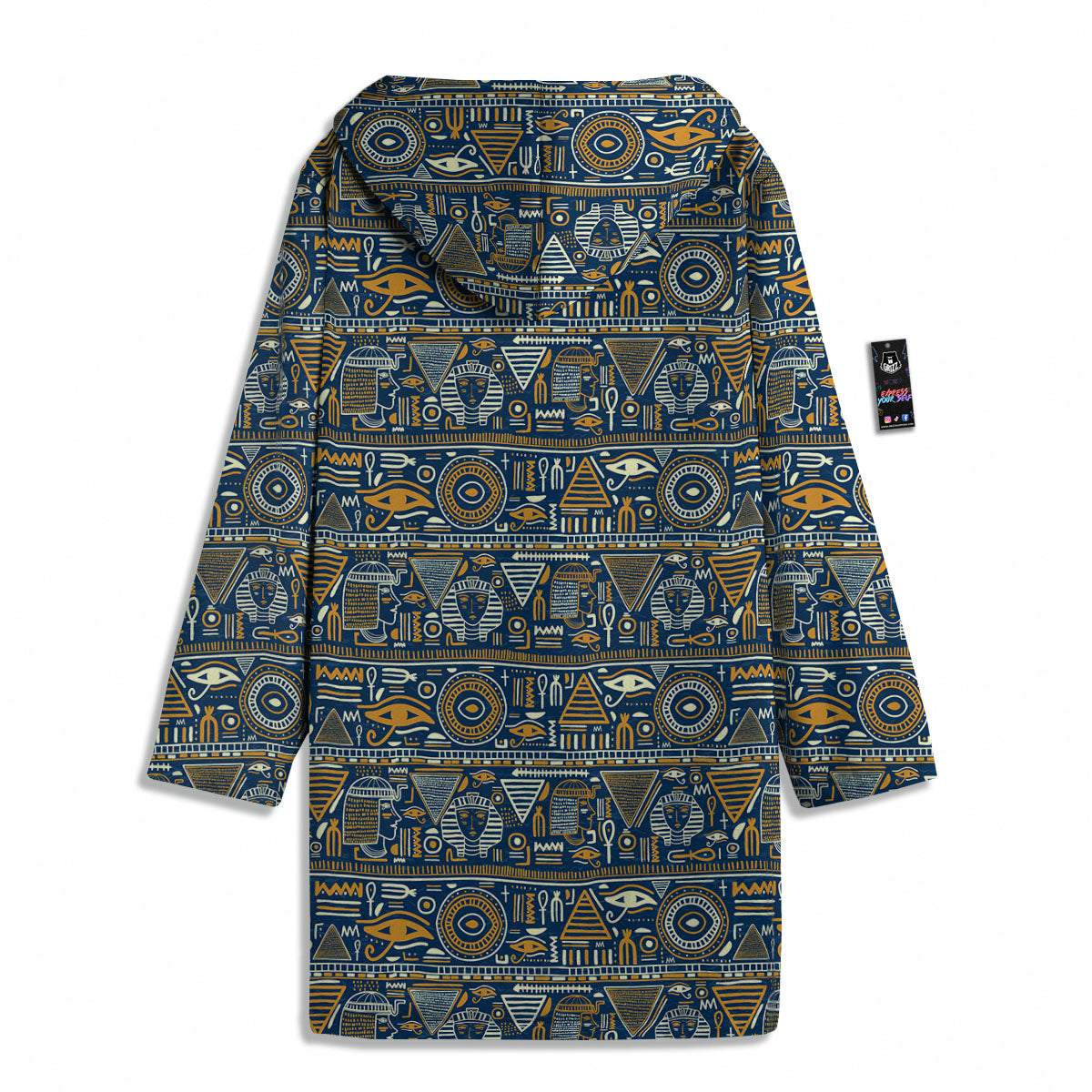 Symbols Tribal Egyptian Print Men's Windbreaker Jacket-grizzshop