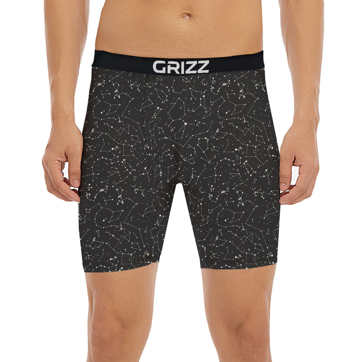 Symbols Constellation Print Pattern Boxer Briefs