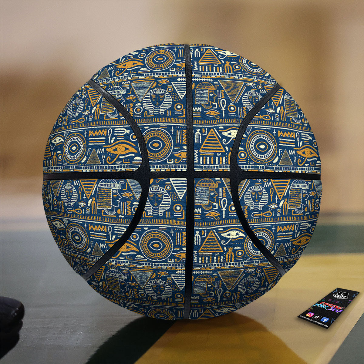 Tattoo Koi Fish Japanese Print Pattern Basketball