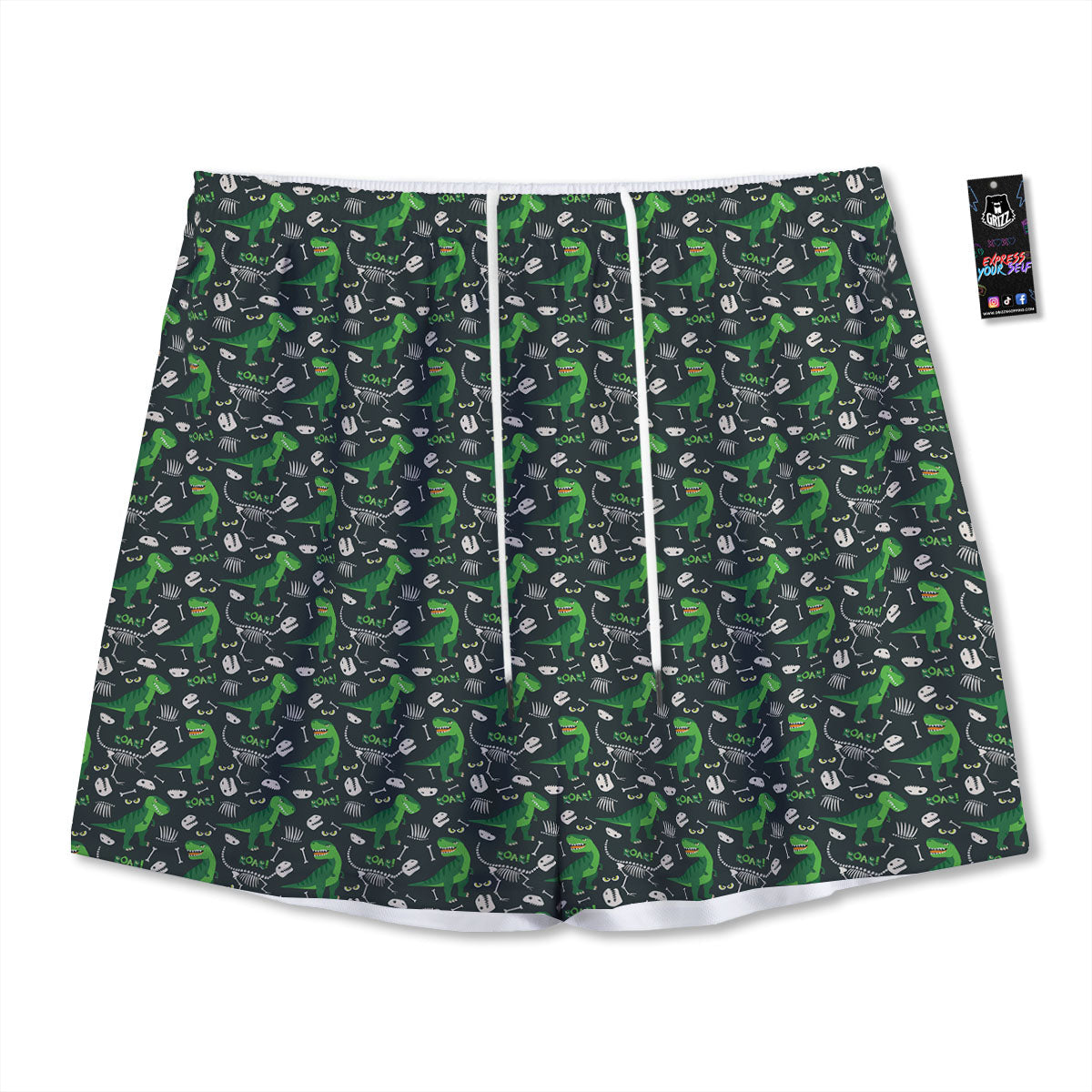 Stewart Tartan Red And Green Print Mesh Shorts