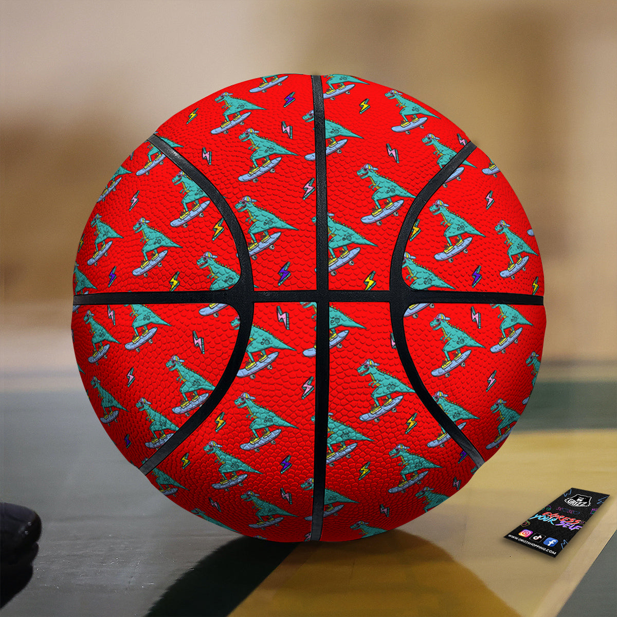 Tattoo Maori Polynesian Print Pattern Basketball
