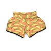 Taco Pattern Print Muay Thai Boxing Shorts-grizzshop