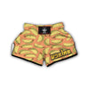 Taco Pattern Print Muay Thai Boxing Shorts-grizzshop