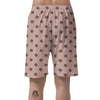 Tan And Brown Polka Dot Men's Shorts-grizzshop