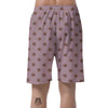 Tan And Brown Tiny Polka Dot Men's Shorts-grizzshop