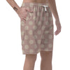 Tan Polka Dot Men's Shorts-grizzshop