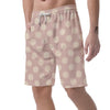 Tan Polka Dot Men's Shorts-grizzshop