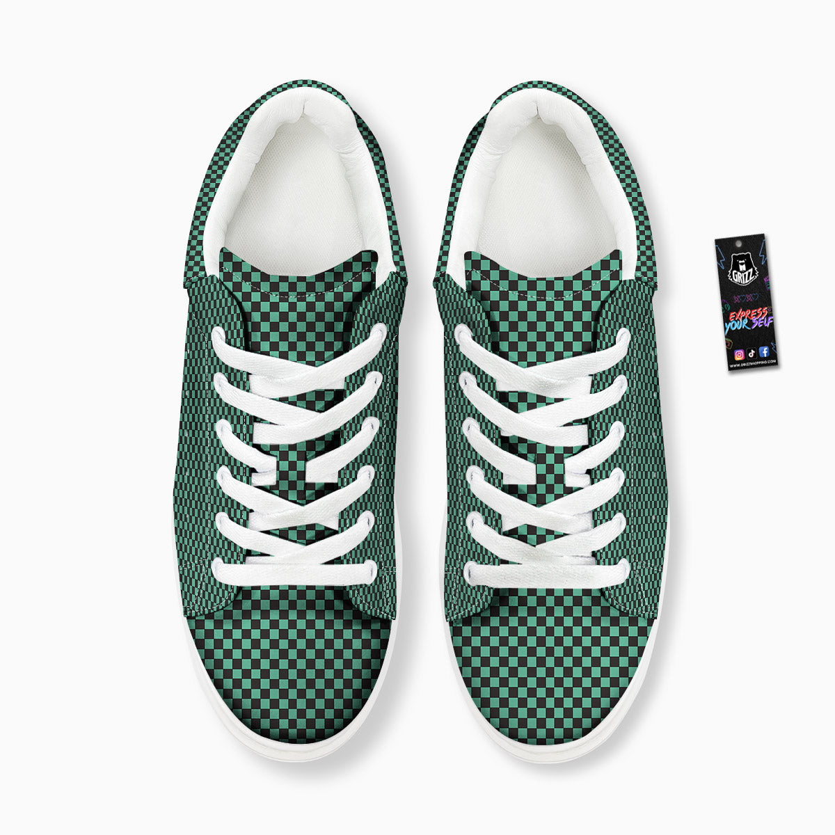 Tanjiro Print Pattern Platform Shoes-grizzshop